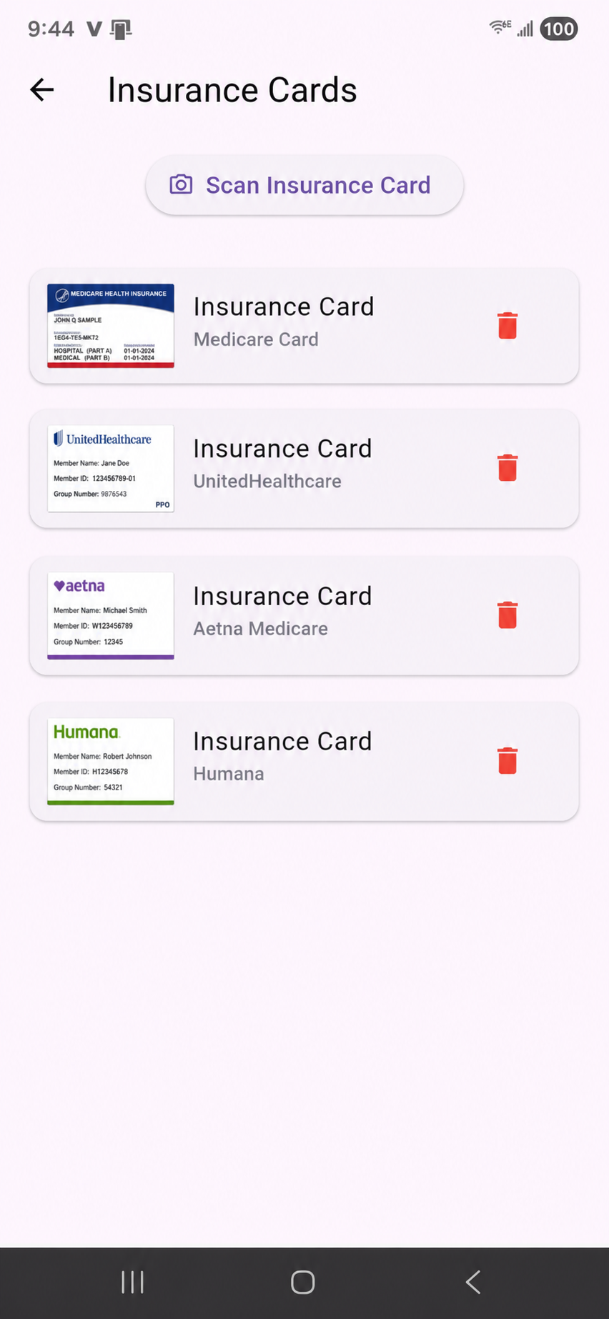 Insurance Cards